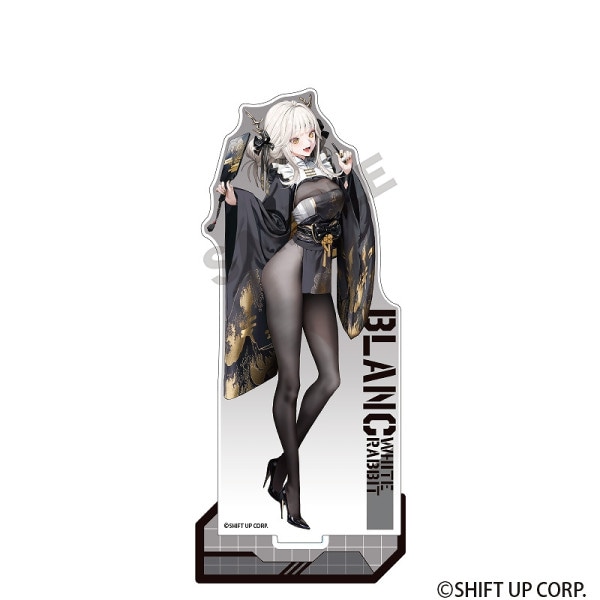 勝利の女神:NIKKE アート缶バッジ＿紅蓮:ブラックシャドウ/ロンギング