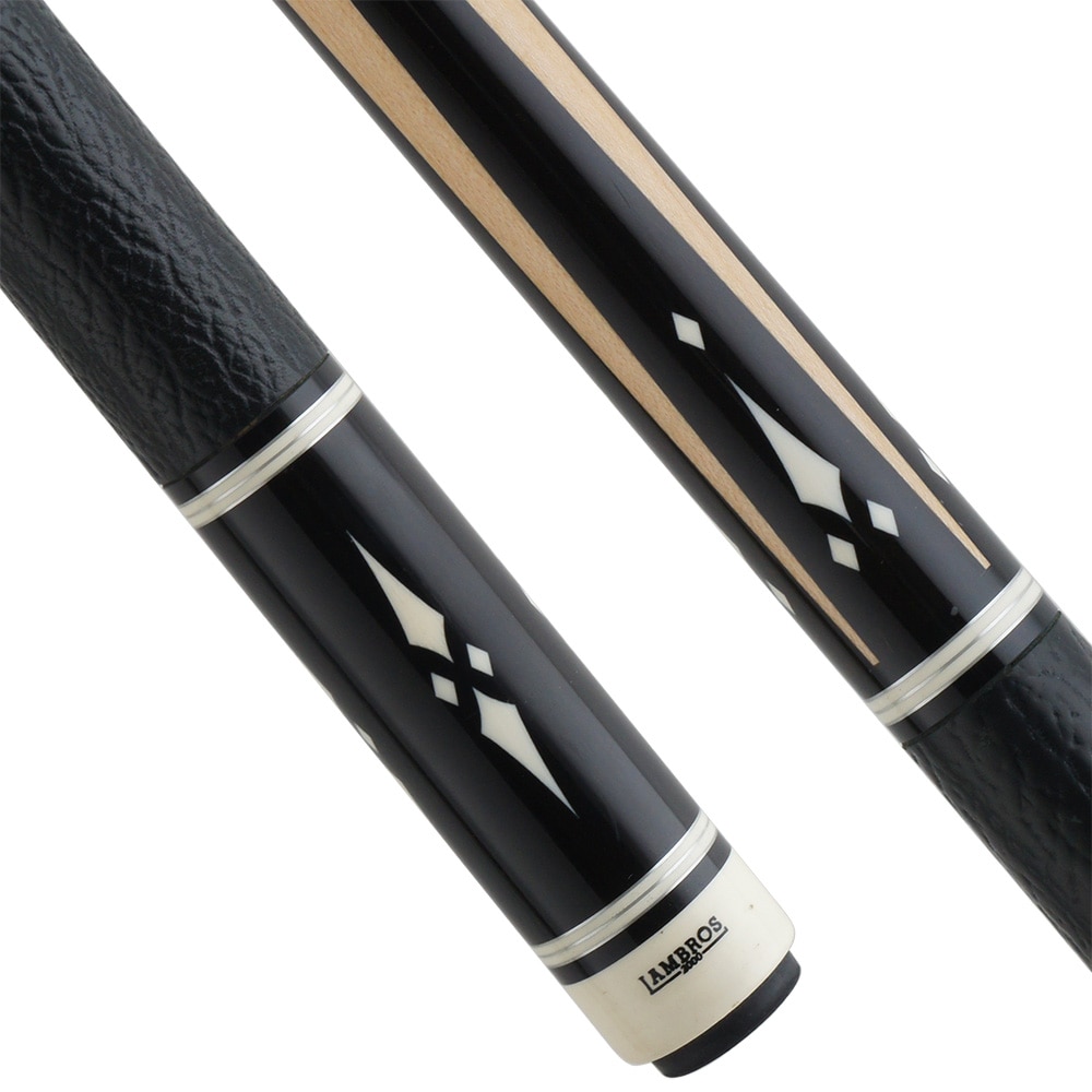 中古】カスタムキュー LAMBROS ランブロス メープル 4剣 革巻き 2