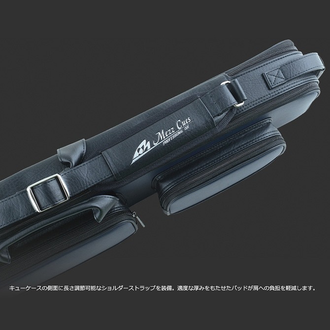 キューケース Mezz MZ-35K 黒 ブラック (バット3本シャフト5本収納
