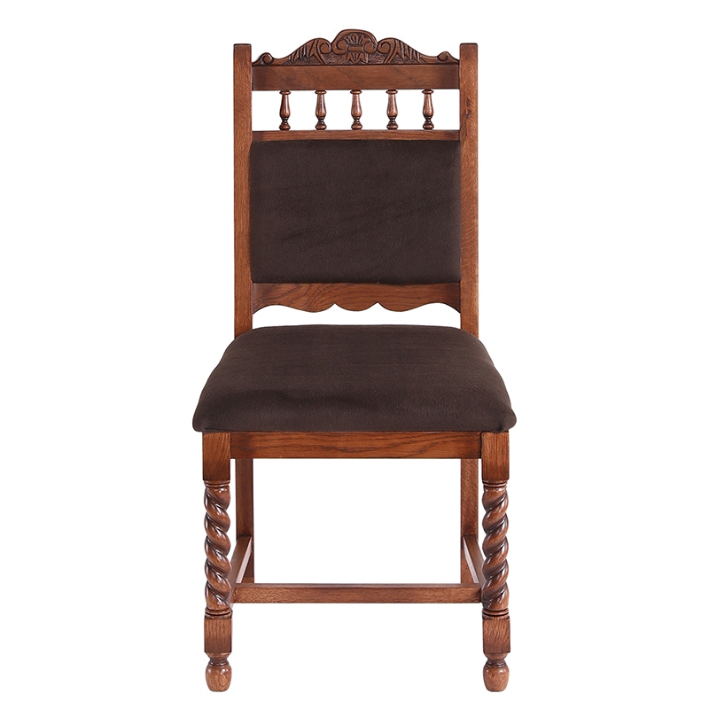 英国調 バロック風家具 ダイニングチェア オーク材使用|アンティーク調