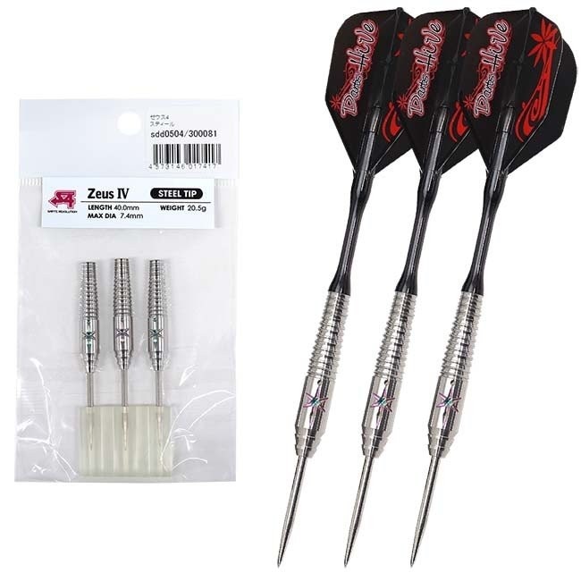 ★S4 Zeus IV ゼウス4 ダーツセット 10周年記念 S4-DARTS(エスフォーダーツ) ZEUS4(ゼウス4) 2BA (ダーツ バレル