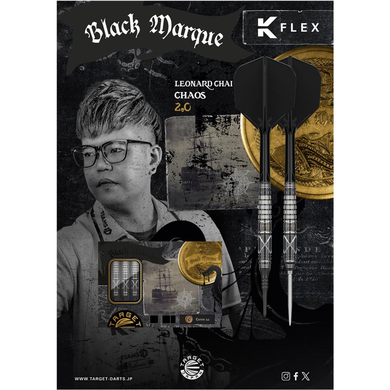 TARGETターゲットCHAOSカオス18gレナード・チャイ定価/12100円 ダーツ > ソフトダーツ > ブランド【タ行】 > ターゲットジャパン