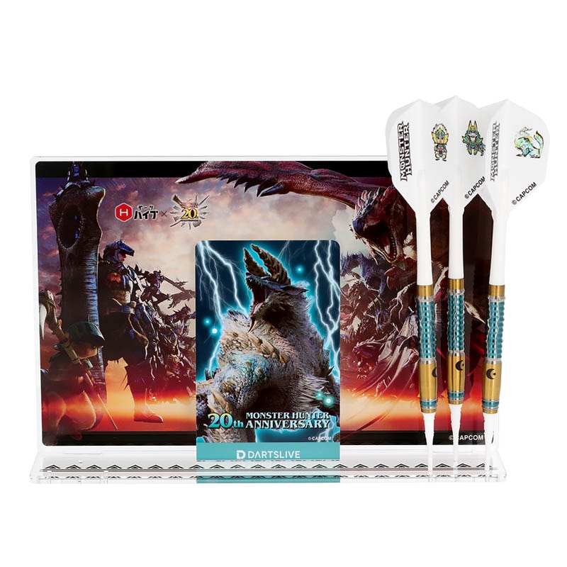 【新品未開封】ジンオウガ コラボダーツセット モンスターハンター イーカプコン |MONSTER HUNTER 20th ANNIVERSARY COLLABORATION DARTS