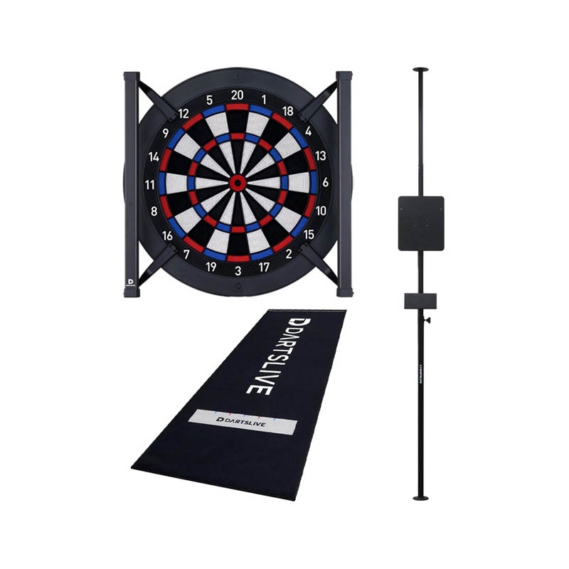 ダーツライブ ホーム (箱無し、一部部品なし) セット】ダーツボード DARTSLIVE Home & ポールスタンド & スロー