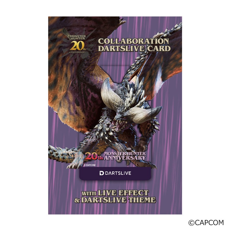 モンスターハンター 20周年記念 ダーツセット　ダーツライブカードセット ダーツ > キャラクター > MONSTER HUNTER 20th ANNIVERSARY