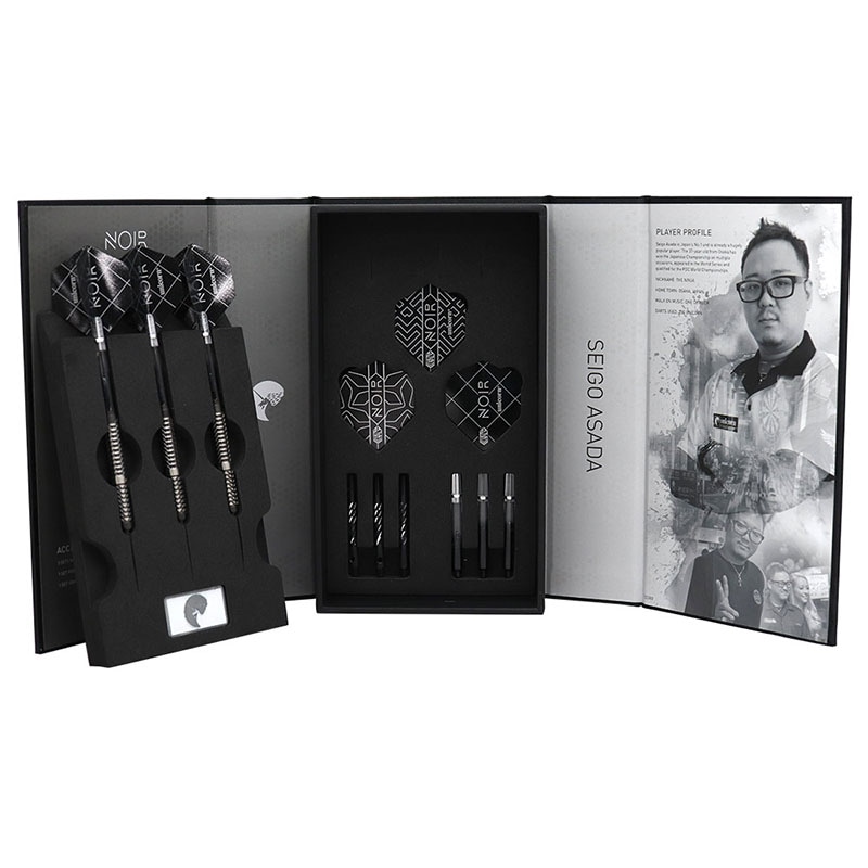 [遠山] unicorn ユニコーン NOIR ノアール バレル2セット Unicorn Noir Darts - Style 2 - Steel Tip - Black - Torpedo Design