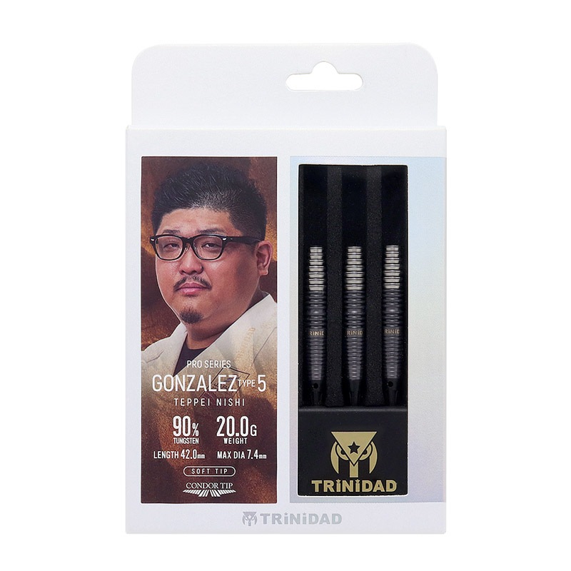 TRINIDAD THE  Gonzalez5 西哲平 定価13200 ダーツ > ソフトダーツ > ブランド【タ行】 > トリニダード > PRO