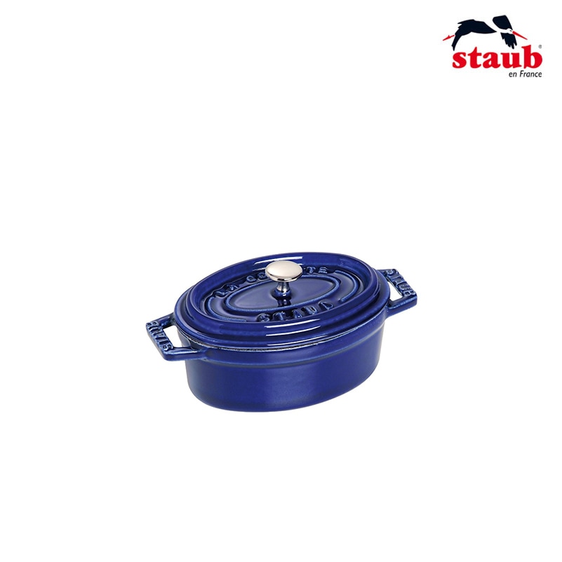 ストウブ 鍋｜オーバル ミニ 11cm グランブルー 【STAUB】 ピコ・ココット