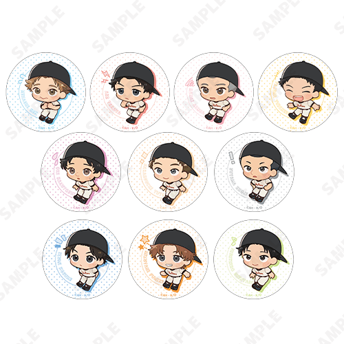 事後通販】おおきく振りかぶって-トレーディング缶バッジ［でこぱちっ