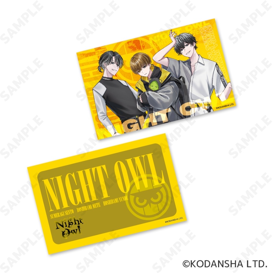 予約販売】 ハンドレッドノート ステッカーセット 4.ナイトアウル