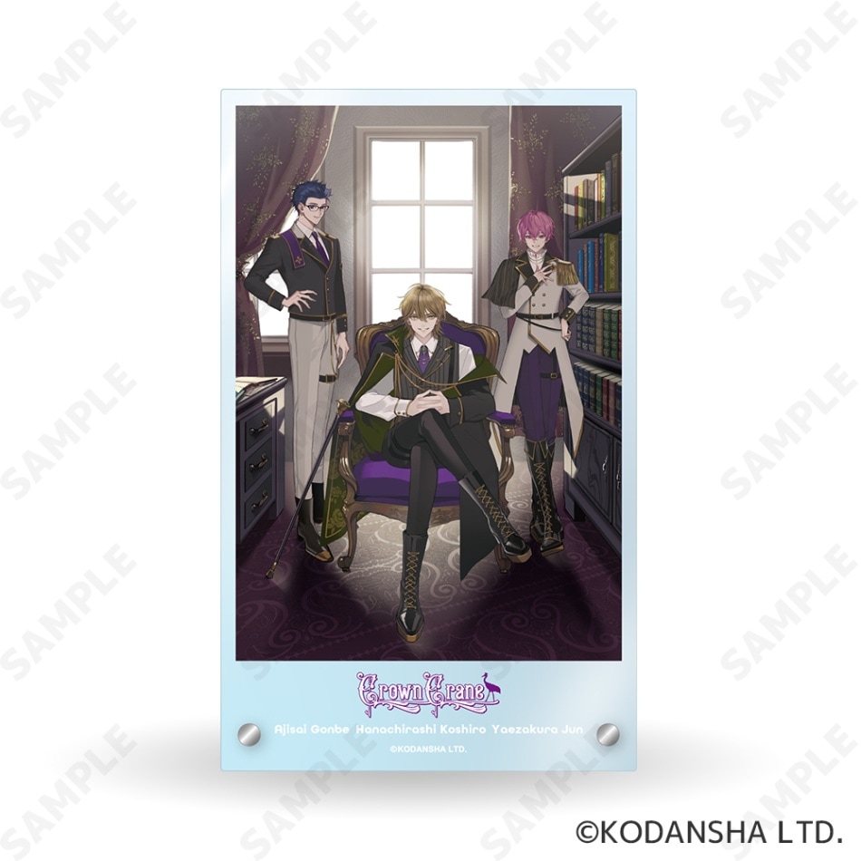 予約販売】 ハンドレッドノート アクリルパネル 5.クラウンクレイン