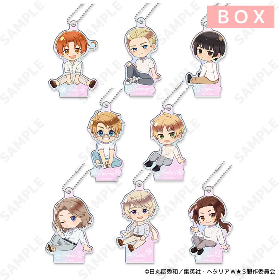 予約販売】 ヘタリアWorld☆Stars オーロラアクキーコレクション