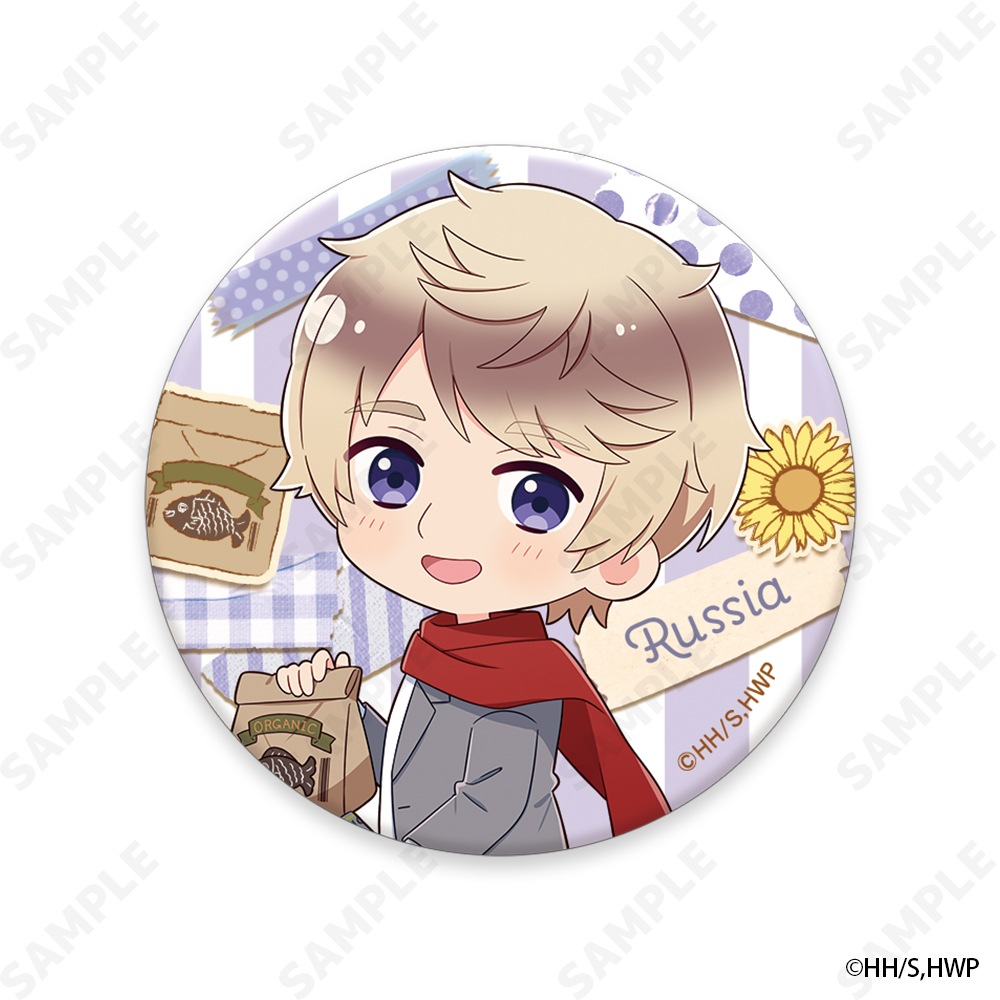 予約販売】ヘタリアWorld☆Stars トレーディング缶バッジ～Holiday