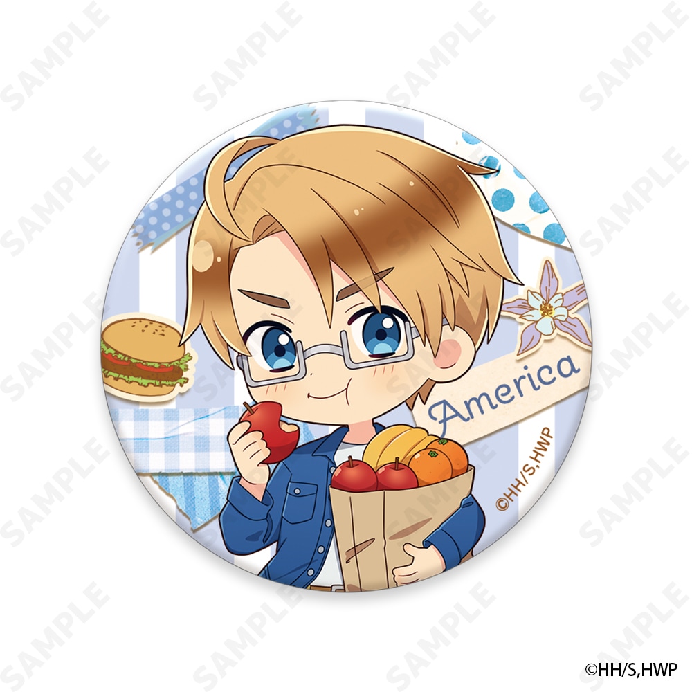 予約販売】ヘタリアWorld☆Stars トレーディング缶バッジ～Holiday