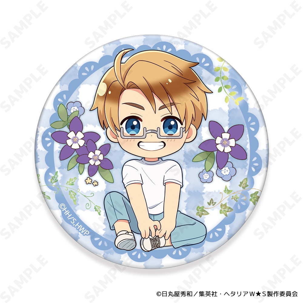 予約販売】 ヘタリアWorld☆Stars トレーディング缶バッジ～Flower