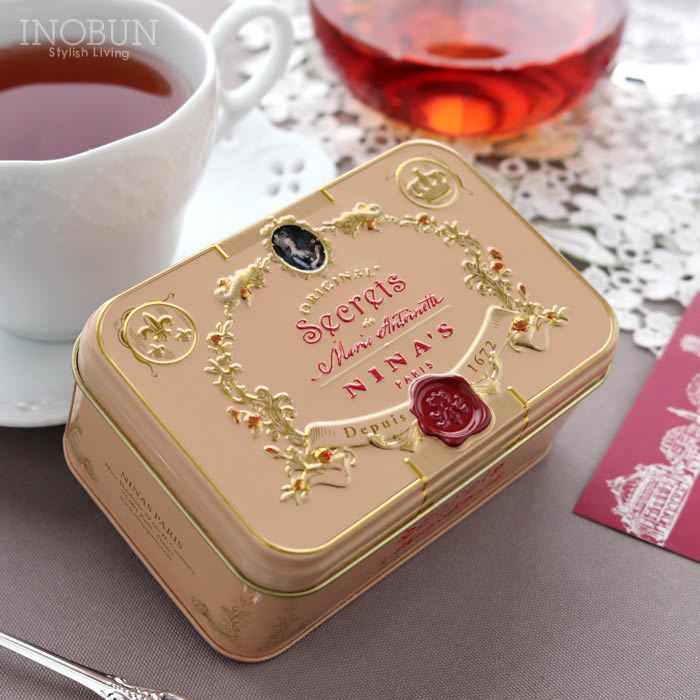 NINA'S ジュテーム Royal box for tea ティーバッグ 缶 2.5g × 10個
