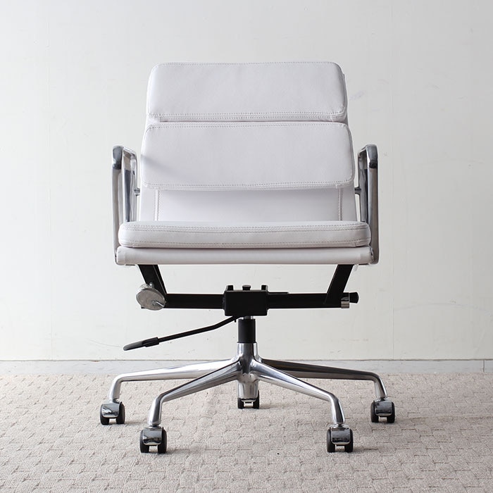 イームズ アルミナムチェア オフィスチェア ミドルバック ソフトパッド