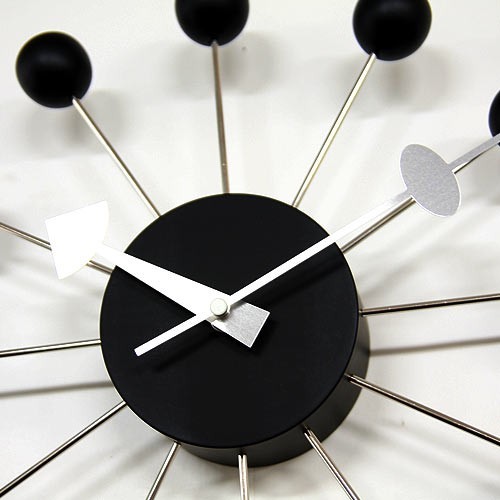 ジョージ・ネルソン ボールクロック ブラック 黒 正規ライセンス版