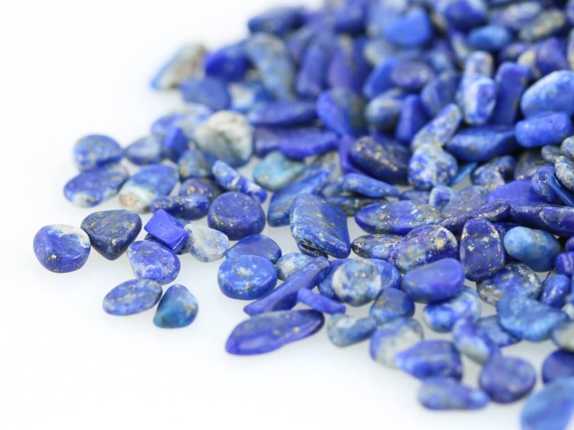 ラピスラズリ（瑠璃） さざれチップ (Sサイズ） 100g 【浄化