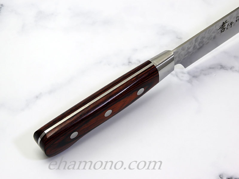 堺孝行 ダマスカス33層鎚目 剣型柳刃270