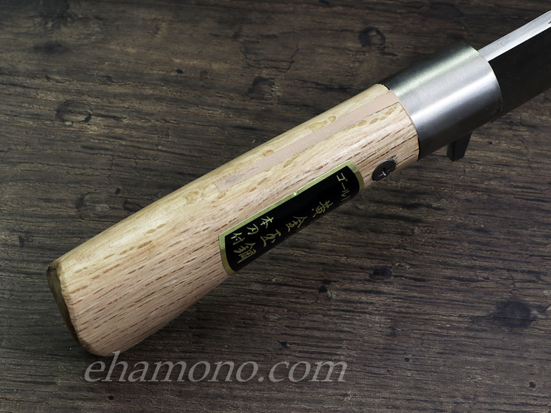 播州鍛冶・島谷秀一作【V金10号ダマスカス 猪 剣鉈210】