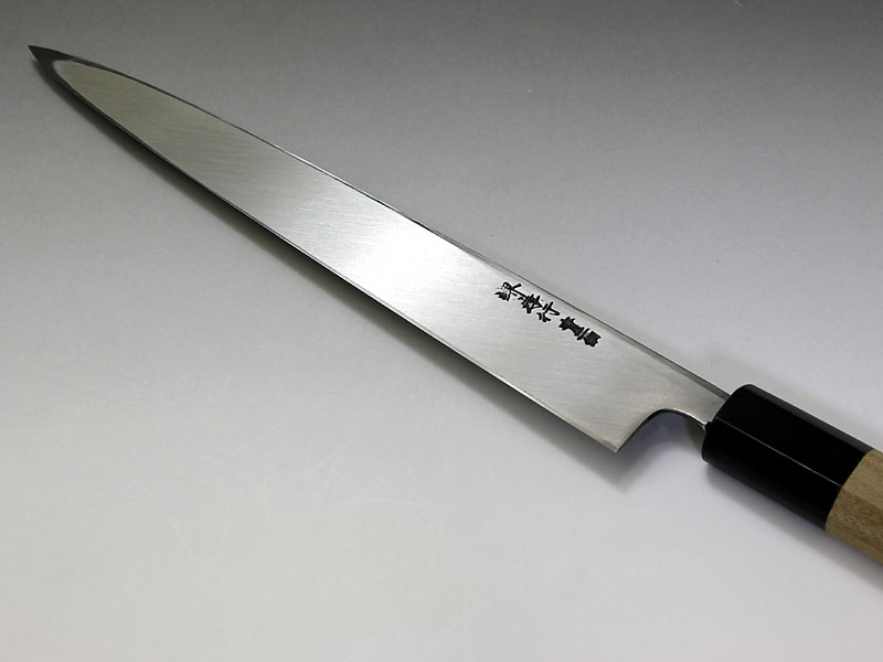 堺孝行 青二鋼鏡面研 柳刃240