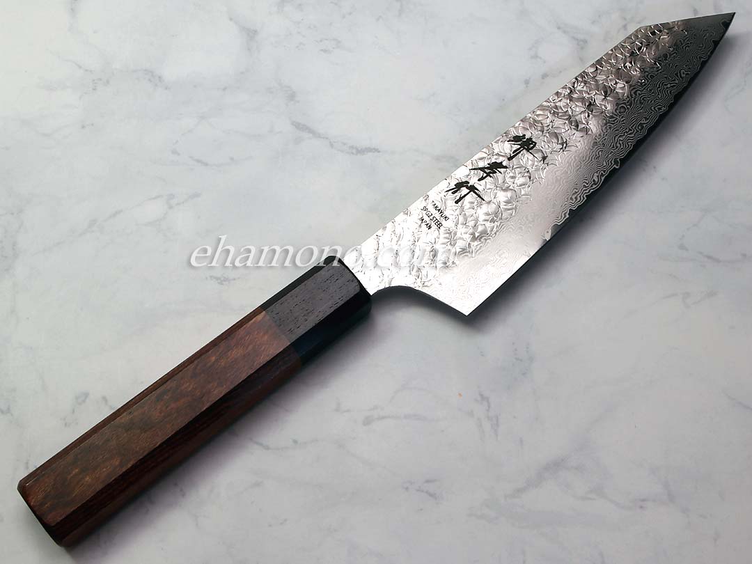 堺孝行 粉末ハイス鋼SPG2 ダマスカス 和式剣型三徳160