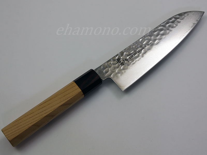 堺孝行 V金10号ダマスカス33層鎚目 和三徳170