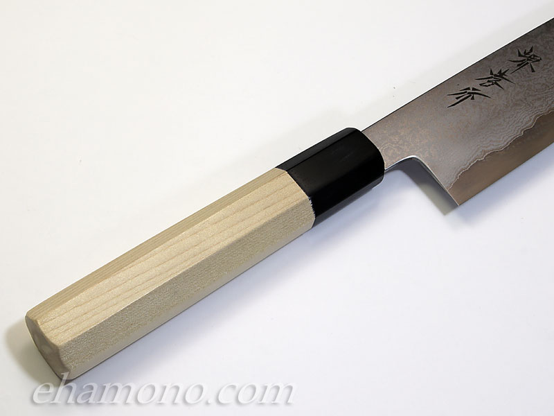 ダマスカス銀三鋼割込 和三徳包丁180