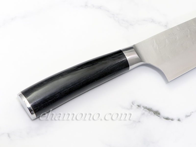 佐治武士作『SRS13 粉末ハイス鋼 牛刀240』黒合板ハンドル