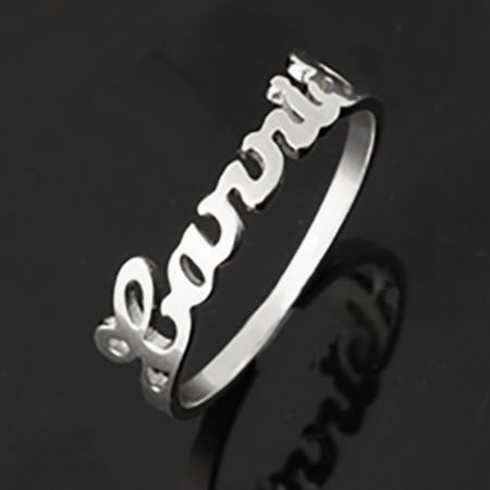 ネームリング｜キャリーStyle｜K18ピンクゴールド