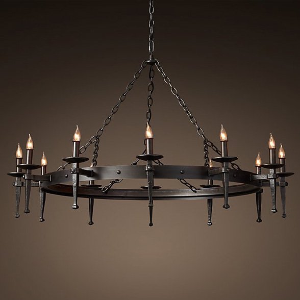 インダストリアル・スタイルシャンデリア 12灯(W1200mm) | EL JEWEL