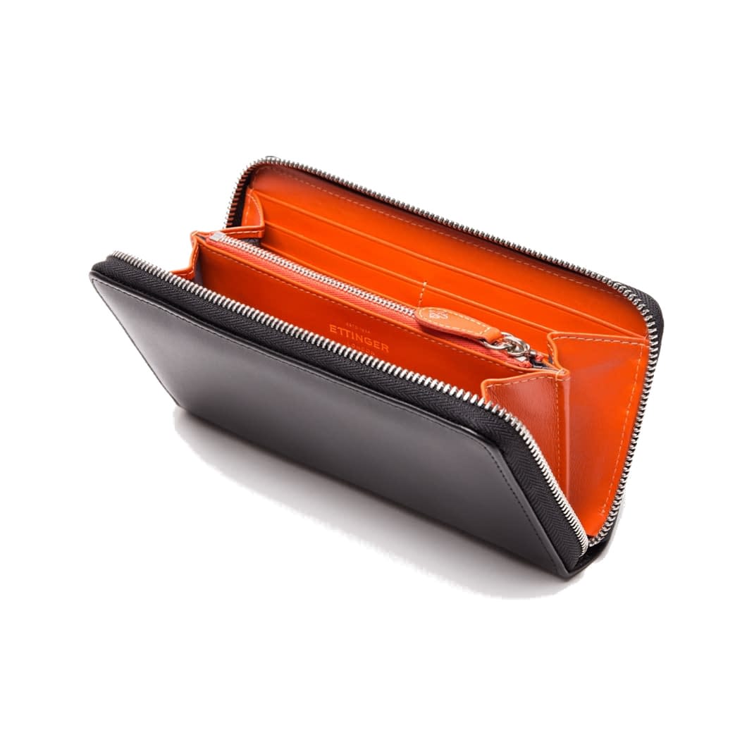 ST】 ROUND ZIP PURSE | WALLETS & PURSES | ETTINGER LONDON
