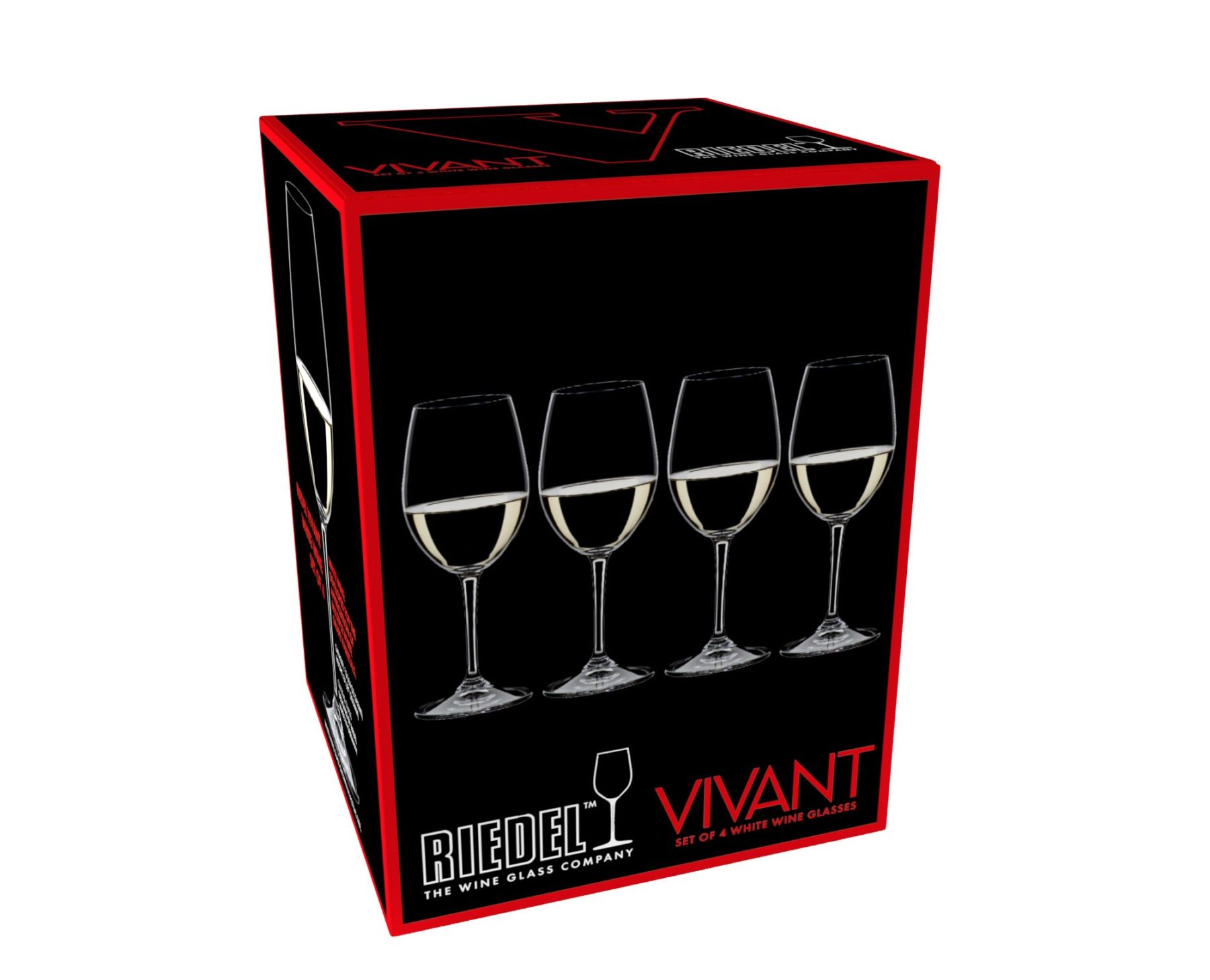 送料無料】ワイングラス リーデル・ヴィヴァント 4脚セット（白