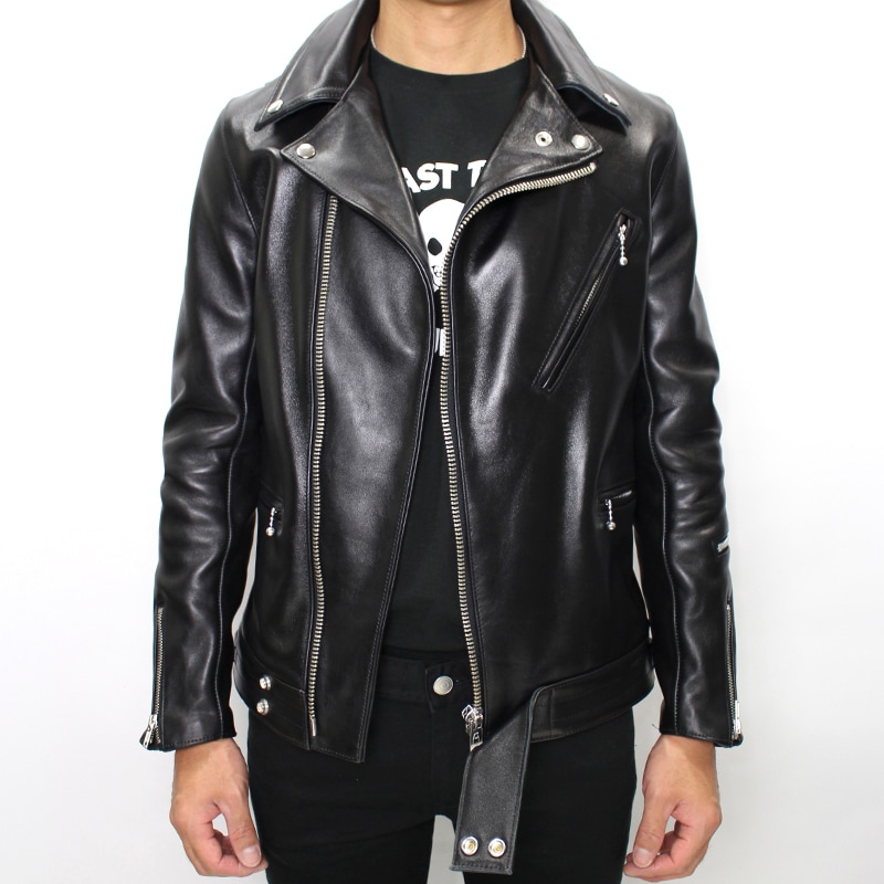 LJM-8 フロントフラップ ライダースジャケット｜『666』パンクロック