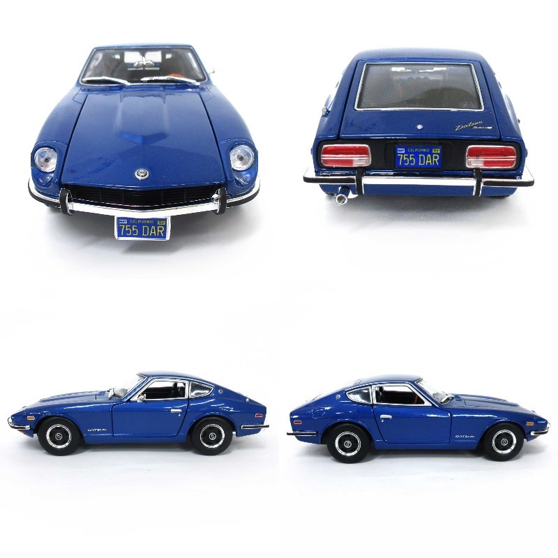 Maisto ミニカー 1:18 1971 ダットサン 240Z ブルー No.200-116 | 世界