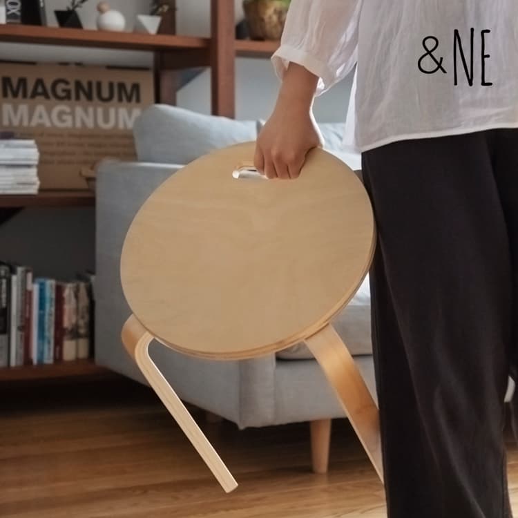 スツール ラウンドスタッキングスツール ハンドル付き NEO-322 | 家具