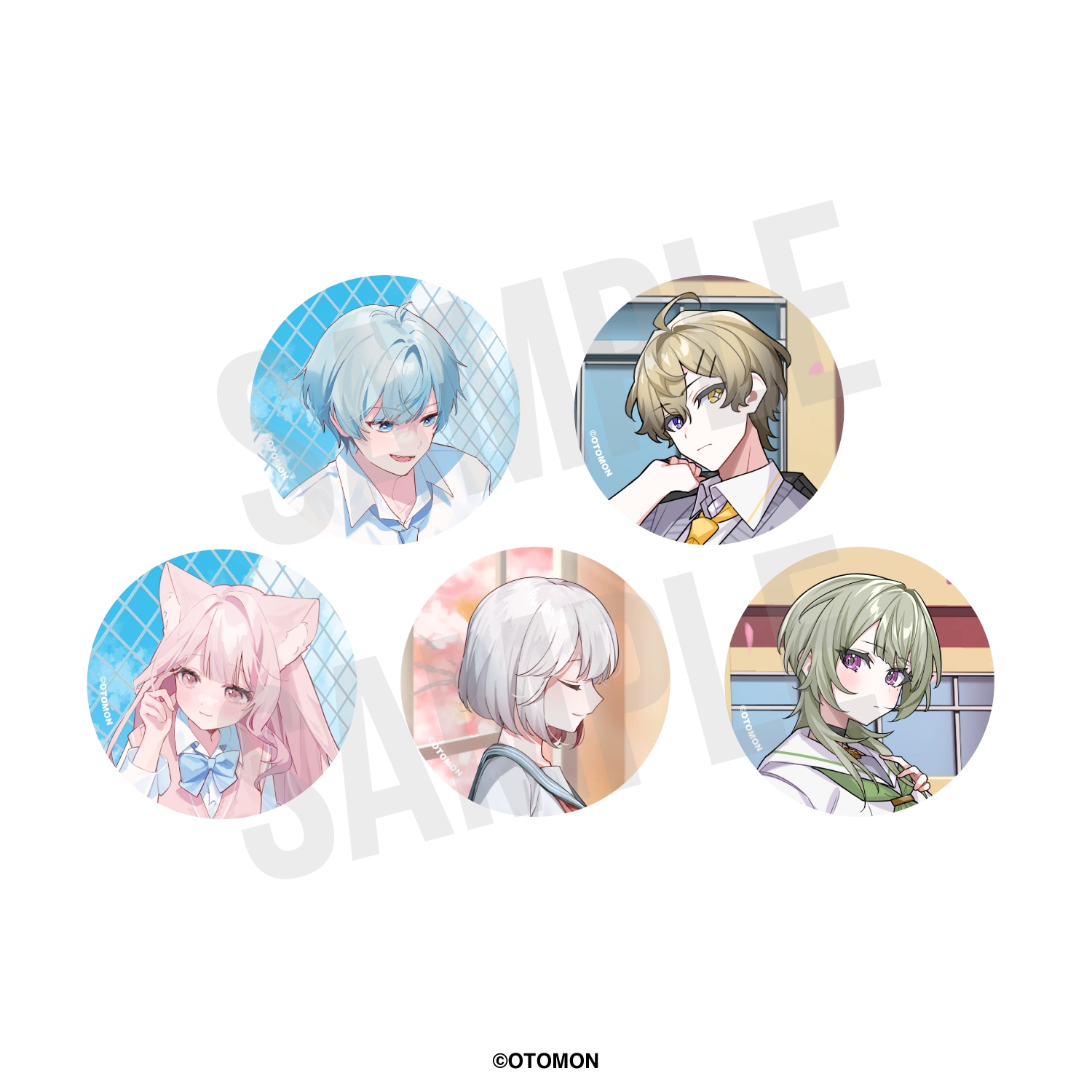 おともんランダム缶バッジ | おとなりモンスター | PaLePaLe