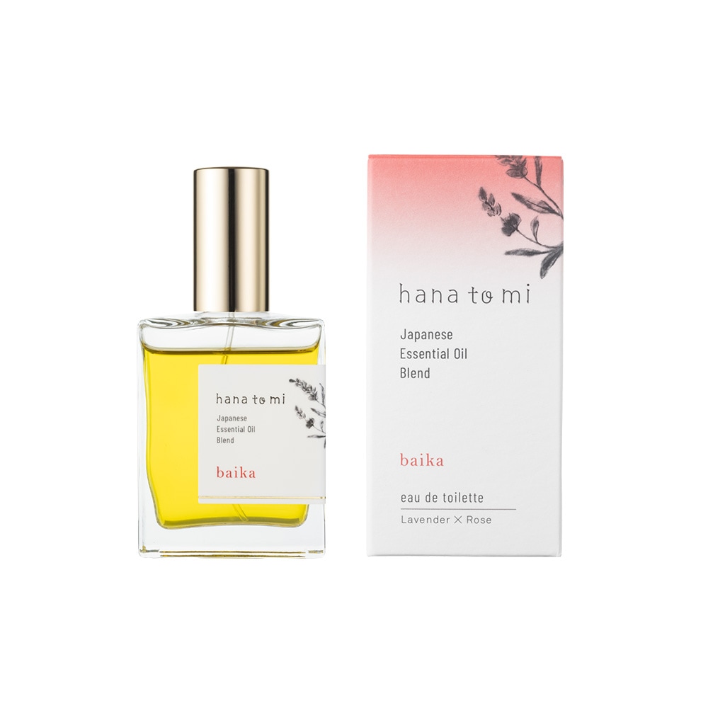 hana to mi】オードトワレ baika｜エッセンシャルオイル（精油・アロマ