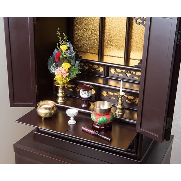 木製透かし彫り上置仏壇23号｜ファミリー・ライフ公式通販