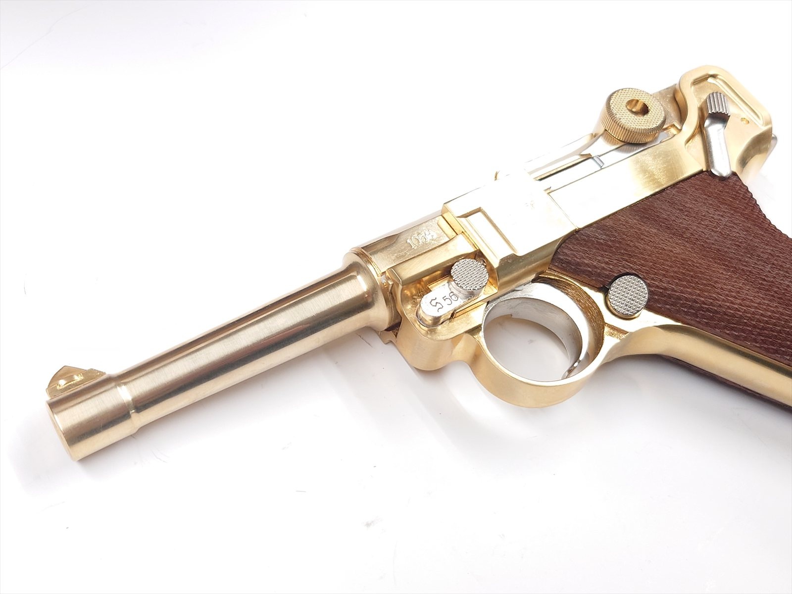 特選中古品】金属ダミーカートモデルガン マルシン ルガーP08 4インチ