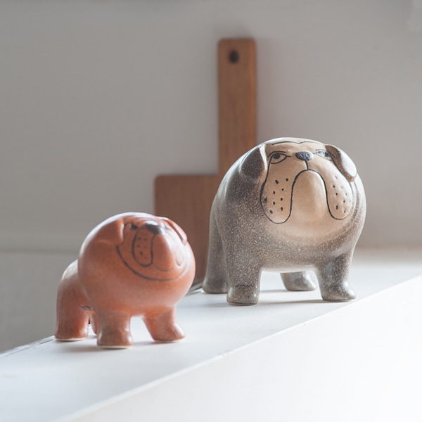 ブルドッグ（リサ・ラーソン／Lisa Larson） フリーデザイン ｜ 北欧