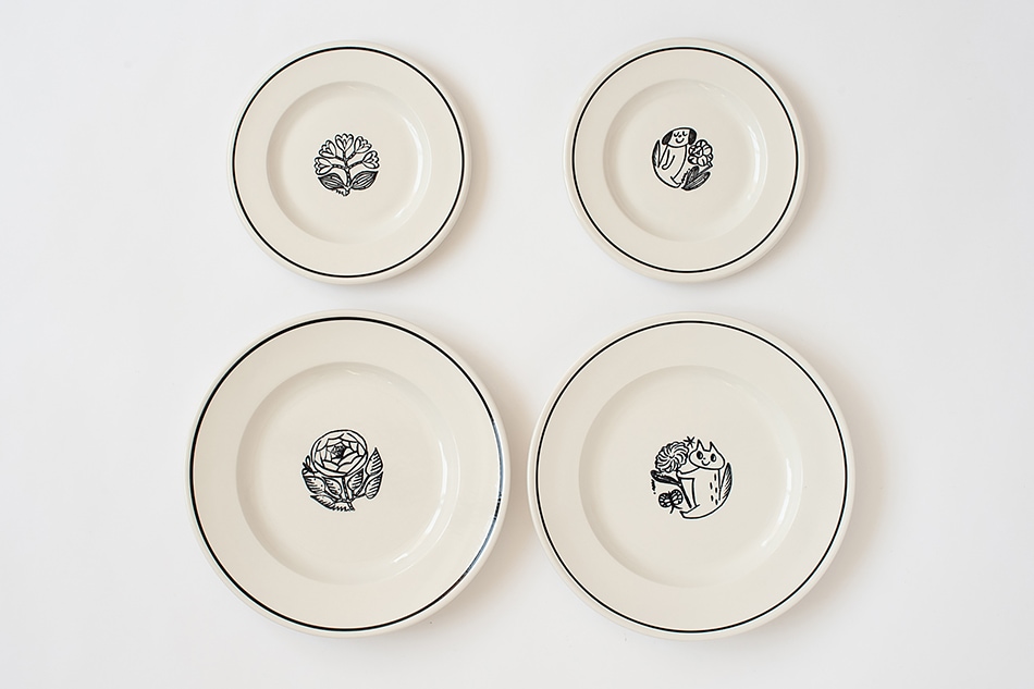 ノワール プレート（ジョン ジュリアン×鹿児島睦） フリーデザイン