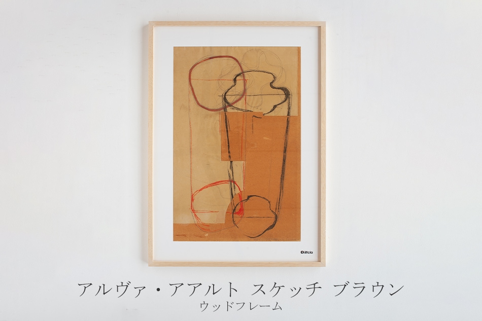 アートポスター 50×70cm（イッタラ／iittala） フリーデザイン ｜ 北欧