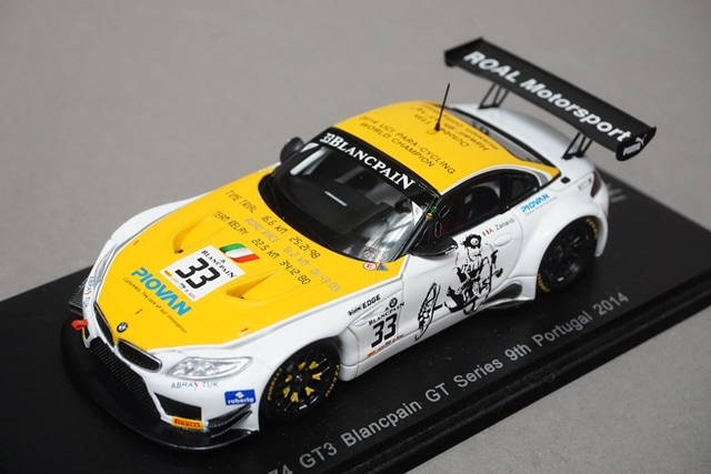 1/43 スパーク SP072 BMW Z4 GT3 ブランパン GT ポルトガル 2014 #33