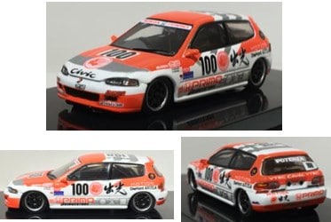 予約T12-IM Tarmac Works1/64 ホンダ シビック EG6 Gr.A レーシング