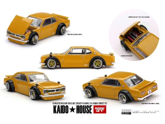 予約 KHMG228 TSM MINI-GT 1/64 日産 Nissan スカイライン 2000GT-R