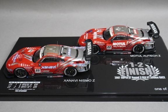 1/43 エブロ KWAM122001 ディーラー特注 日産 07 ニスモ GT500 Z 富士