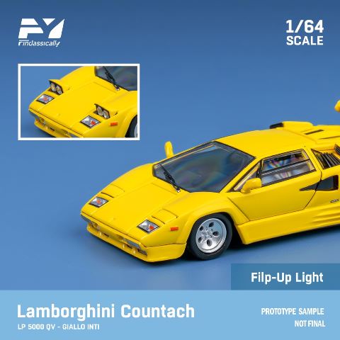 新品 FY64005 Finclassically 1/64 ランボルギーニ Countach LP5000 QV