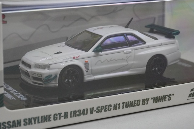 新品 R34VS-MINES INNO イノモデル 1/64 日産 Nissan スカイライン GT